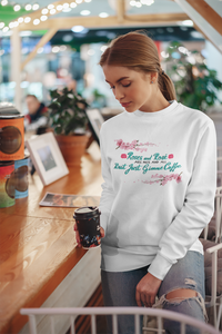 Roses and Rosé Crewneck Sweatshirt