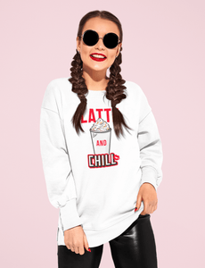 Latte and Chill Crewneck Sweatshirt